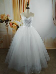 ZJ9008高品質スパンコールストラップレスファッションホワイトアイボリーの花嫁のドレスのウェディングドレスの花嫁の床の長さプラスサイズマキシフォーマル2-26W