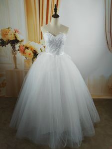 ZJ9008 Wysokiej Jakości Cekiny Bez Ramiączek Moda Biała Ivory Brides Sukienki Suknia Ślubna Bride Długość podłogi Plus Size Maxi Formalne 2-26 W