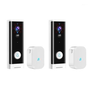 Wholesale smart home doorbell camera for sale - Group buy Video Doorbell Wireless P Mini Tuya Smart Home MP Way Audio PIR Motion Detection Door Bell Camera Doorbells1