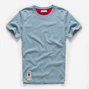 여름 남성용 티셔츠 면화 화이트 솔리드 티셔츠 남성 인과 원인 O- 넥 기본 티셔츠 남성 고품질 클래식 탑스