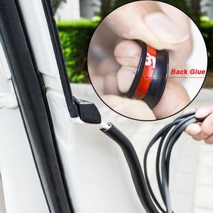 5M DIY Car Styling Door Scratch Protector Edge Guard Rubber Sealing Stickers Universal Anti Collision Sticker Auto Accessories