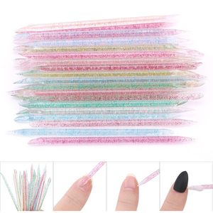 Cuticle Pushers Crystal Nail Art Pusher Stick Reusable Double Ended Remover Tool Pedicure Care Nails Manicures Tools