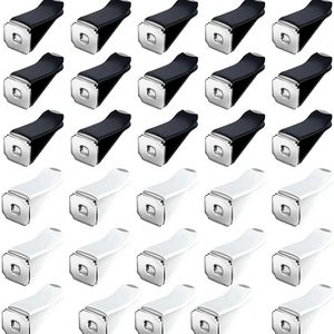 1000pcs clipes de saída de carro 3cm branco / preto liga de metal diy favores favores motriz perfume difusor clipe de carros decorativos Vents braçadeiras com entrega de DHL