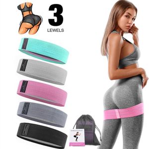 Resistance Bands Set for Legs and Butt Non-Slip Workout Fitness Fabric Excersice Loop Bands for Home Gym Yoga Exercise Equipment H1026