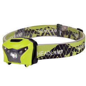 Emergency Head Lamp LED Headlamp High Power Multifunctional Camping Head Light Torch USB Rechargeable Red And UV Inspection Warning