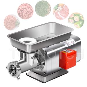 Commercial Electric Meat Grinder High Power Automatic Mincing Frozen Flesh Cutting Vegetable Mincer