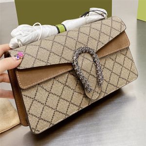 2021 luxury designer bag shoulder flap crossbody chain bag letter bead chain buckle square wallet camera clutch lady handbag