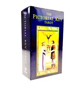 THE PICTORIAL KEY Oracles Card Divination Fate Tarot Deck con guida PDF in inglese regalo gioco da tavolo per adulti