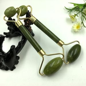 Natural Stone Jade Roller for Face Eyes Neck Body home Tool Anti Aging Skin Care Facial Massage Noiseless Wrinkle Healthy Head Foot