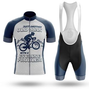 2024 Another Old Man Bicycle Cycling Jersey MTB Mountain Bike Clothing Men Short Set Ropa Ciclismo Bicycle Clothes Maillot Culotte