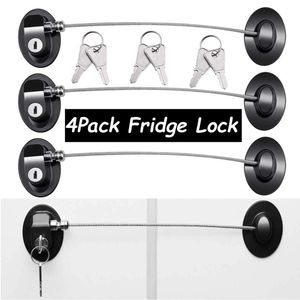 Carriers, Slings & Backpacks Refrigerator Door Locks(4-Pack),Mini Fridge Lock, File Cabinet Drawer Lock For Cabinet, Child Safety