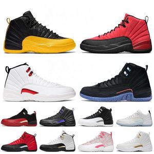 2021 12s Mens Shoes Jumpman 12 University retro Gold Reverse Flu Game Twist Utility Royalty Playoffs Easter Women Arctic Punch Trainers Tênis