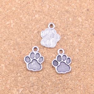 150pcs Antique Silver Bronze Plated bear paw Charms Pendant DIY Necklace Bracelet Bangle Findings 15*12mm