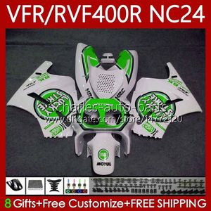 Korpus motocyklowy dla Honda RVF400R RVF400 R VFR400R 87 88 Korpiarki 78NO.92 NC24 V4 Lucky Green RVF VFR 400 VFR400 R 400RR VFR 400R 1987 1988 VFR400RR 87-88 Kit