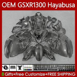 OEM Body for suzuki hayabusa gsxr-1300 gsxr1300 08 09 10 11 12 13 77no.59 GSXR 1300 CC 1300CC 2014 2015 2016 2017 2018 2019 GSX R1300 08-19 주사 실버 그레이 페어링