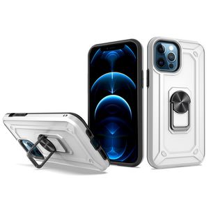 Handyhüllen 2 in 1 TPU PC für Motorola MOTO ONE 5G ACE G FAST mit magnetischer Ringhalterung Hybrid Armor Kickstand stoßfeste Rückseite