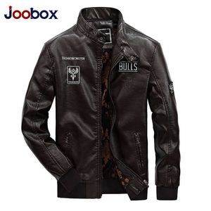 Vinter Casual Leather Jaket Meni Mont Erekek Faux Jackor Slim Fit Coats Män Baseball Uniform Jaqueta de Couro Masculina 210527