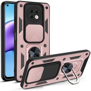 Slide Camera Lens Cases For LG K22 K32 K42 K52 K53 Q50 Q62 Stylo 7 5G 4G Google Pixel 6 Pro Military Grade Armor Metal Bracket Shockproof Cover