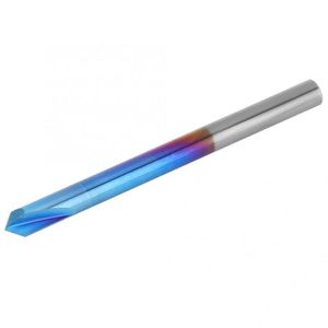 Wholesale carbide coating for sale - Group buy Professional Drill Bits Degrees Chamfer End Mill Flute Blue Coating Tungsten Steel Cemented Carbide Hand Tool Operted