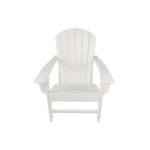 Weisser Stuhl großhandel-US amerikanische Lagermöbel Um HDPE Harzholz Adirondack Stuhl Weiß A56
