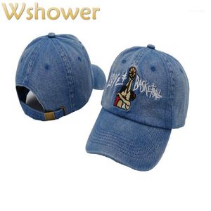 Ball Caps Which In Shower Black Denim Love Basketball Movie Retro Baseball Cap Hip Hop Snapback Brand Hat For Men Women Vintage Dad Cap1