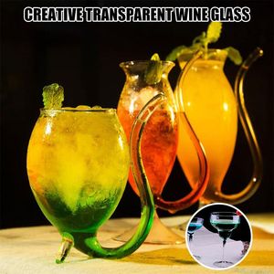 ワイングラス1PC革新的なゴブレットスモールホームパーティーナイトバー飲料ガラスジュースカップ190 ml