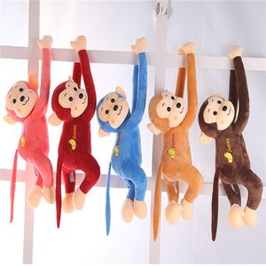 Monkey Stuffed Animal Toy Long Arm Tail Monkey Doll Soft Plush Appease Toys Home Decoration Curtains Hanging Dolls 2732 Y2