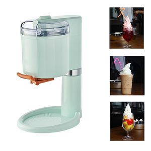 220V Household Soft Serve Ice Cream Maker Cone Machine Ice Cream Roll Machine Fruit Sorbet Machine Simple One Push Operation