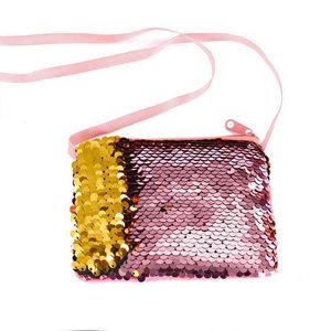 Sequines Women Purse Coin Purses Pocket Fashion Dollar Mini Plånböcker Kvadratisk hörlurar Väska Key Söt Kids Zipper Väskor