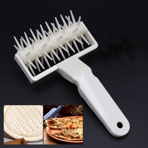 Pizza Rolling Pin Punch Pastry Roller Pin Biscuit Dough Pie Hole Embossing Dough Roller Lattice Craft Baking Cooking Tool