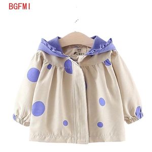 Meninas jaquetas menina casacos garoto casaco à prova de vento para bebê primavera outono outono crianças casuais outerwear 211204