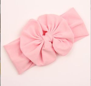 2021 nuovo misto cotone Baby Headwrap capelli della ragazza Big Bow orecchie da coniglio fascia per la testa Strech Knot fascia moda Hairband