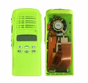 Byte Reparation Bostadsfrontväska för Motorola HT1250 W Speaker Portable Radio med LCD grön