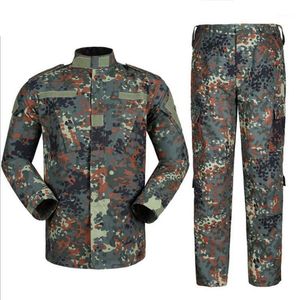 Hunting Sets Tactical Germany Camo FG Military Jacket Clothes Warrior Combat-proven Uniform Camouflage Suit Costumes Gear Set