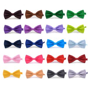 12*5.5cm Solid Color Adjustable Bow Ties Wedding Party Club Shirts Decor Fashion Accessories For Men Women Adult