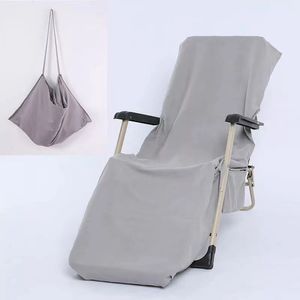 Beach Chair Cover 9 Colors Lounge Chairs Blankets Portable With Strap Towels Double Layer Thick Blanket ZZE5404