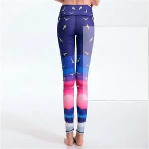 Sportowe Legginsy Kobiety Siłownia Wysoka Talia Push Up Yoga Stroje Jacquard Fitness Legging Running Spodnie Kobieta Tight Sports Spodnie 46