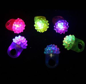2022 Ny blinkande bubbla Ring Rave Party Blinkande Mjuk Jelly Glow Hot Selling! Cool LED-lysning