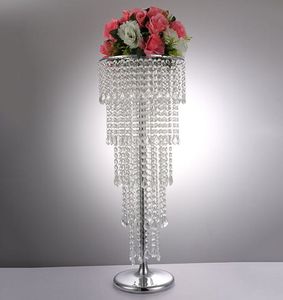 Flower Stand Acrylic Flower Chandelier Wedding Decoration Vase Event Table Centerpiece Party Decor Road Lead