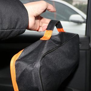 Decorações de interiores Bolsa de armazenamento de pó de pó de pó Mini Ferramentas de manutenção de carros universa