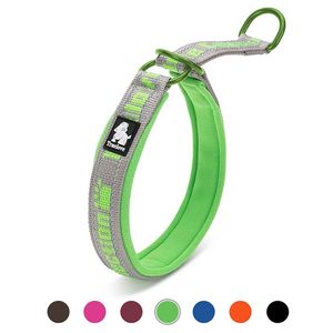 Truelove Soft Slip Dog Doge Collar Collar Embroid Refleksyjny Pet Collar Collar Dław dla dużych małych psów Kołnierz Kołnierz Perro Training 210729