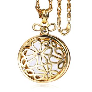 Pendant Necklaces cm Long Chain Crystals Necklace Reading Glass Women Magnifying Free Shipment