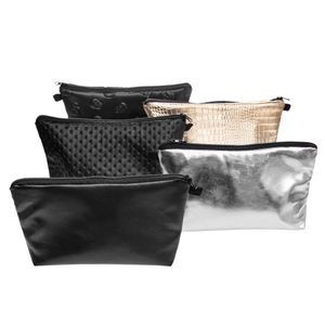 Kadın Kozmetik Çantaları Lazer PU Deri Makyaj Çantası Taşınabilir Fermuar Debriyaj Kılıfı Seyahat Kılıfı Su Geçirmez Tuvalet Moda Çanta WMQ707