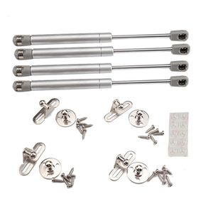 Parts 4pcs 100N 22.5lb Bracket Front Hood Hinge Steel RV Pneumatic Universal Gas Spring Lift Support Furniture Cabinet Strut Bar