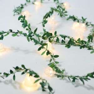 Wholesale yellow decorations for sale - Group buy Christmas Decorations LED string lights green leaf rattan bubble ball battery box USB girl heart indoor and outdoor decorative