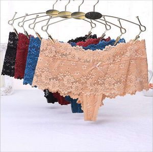 Lace beautiful buttocks temptation ladies panties Underwear NP081 women's Low waist water-soluble jacquard breathable briefs