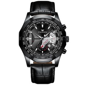 Watchsc-Nuovi orologi colorati in stile sportivo con orologio semplice (tutta la cintura nera)