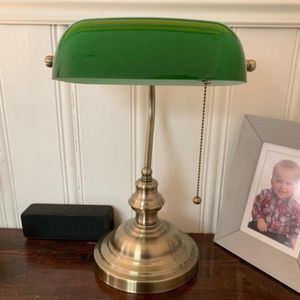 Lamp Covers & Shades Green Color GLASS BANKER COVER/Bankers Shade Lampshade