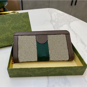 Damer plånböcker designer väskor mynt handväska lång plånbok klämma kvinna klassisk mode spänne vikväskor fast färg korthållare toppkvalitet
