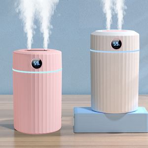 Oleje eteryczne Dyfuzory ZL0368 2L Przenośny nawilżacz USB Humidificador Mgger Mist Producent Kolorowa Lampa Aromaterapia Silent Samochodowy Odświeżacz powietrza